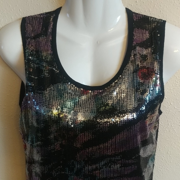 Verve Sequins Tank Top  Size : S - Picture 3 of 6